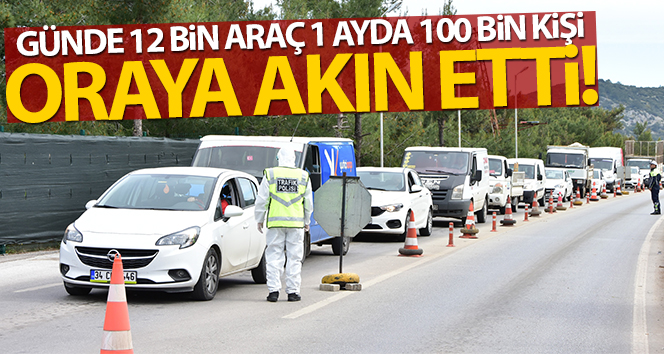 Bodrum’a günde 12 bin araç, bir ayda 100 bin tatilci akın etti