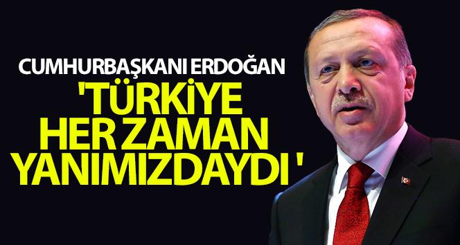 Cumhurbaşkanı Erdoğan, Türkiye gazetesinin 50. yılı dolayısıyla mesaj gönderdi: Türkiye her zaman yanımızdaydı