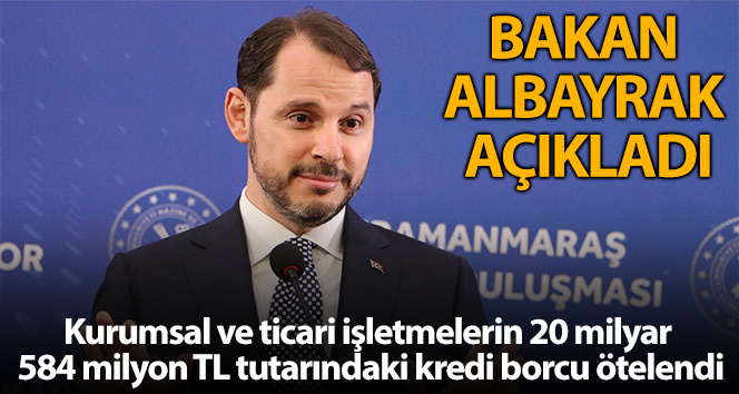 Hazine ve Maliye Bakanı Albayrak’tan önemli açıklamalar