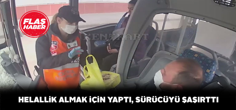 Güvenlik görevlisinin helallik isteme şekli duygulandırdı