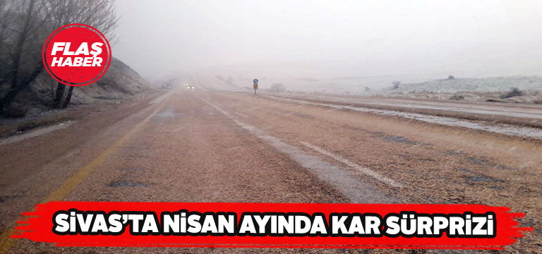 Gürün’de yaşanan kar yağışı herkesi şaşırttı