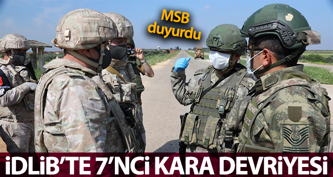 İdlib’de 7’nci Türk-Rus Birleşik Kara Devriyesi gerçekleştirildi