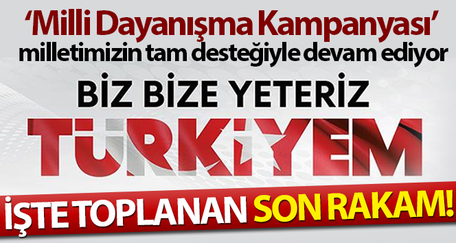 İletişim Başkanlığı: ‘Milli Dayanışma Kampanyası’nda 846 milyon 606 bin lira toplandı’