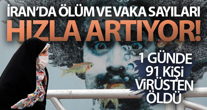İran’da son 24 saatte 91 kişi hayatını kaybetti