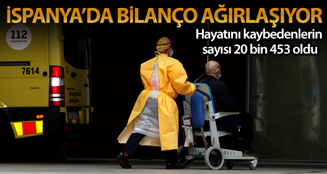 İspanya’da son 24 saatte 410 kişi koronadan öldü