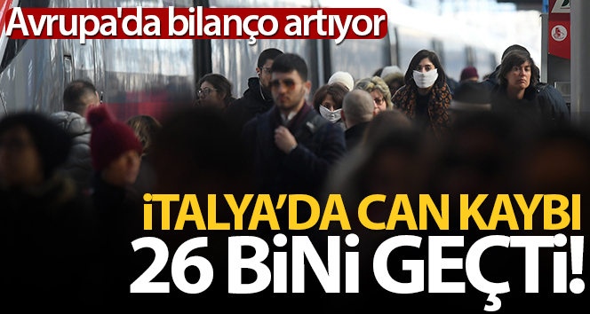 İtalya’da son 24 saatte 415 kişi öldü, can kaybı 26 bin 384’e ulaştı