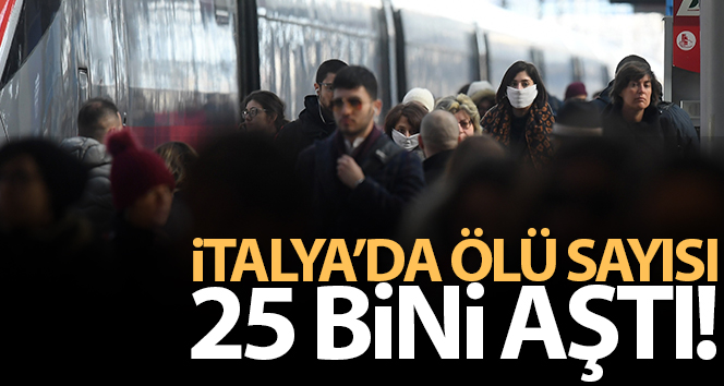 İtalya’da son 24 saatte 437 kişi öldü, can kaybı 25 bini aştı
