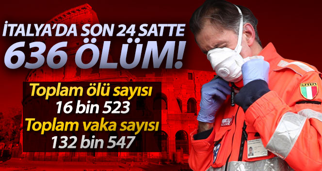 İtalya’da son 24 saatte 636 ölüm