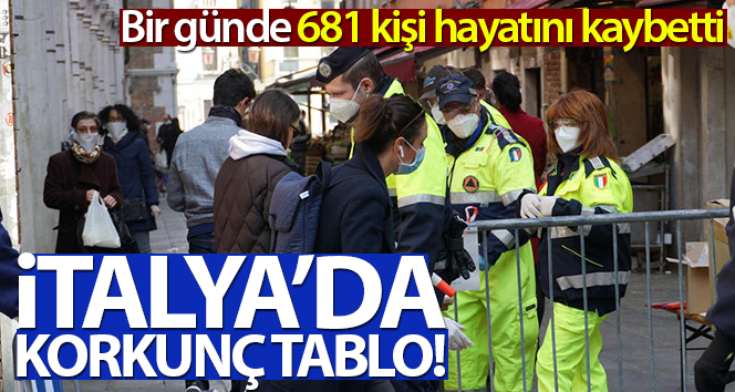 İtalya’da son 24 saatte 681 ölüm