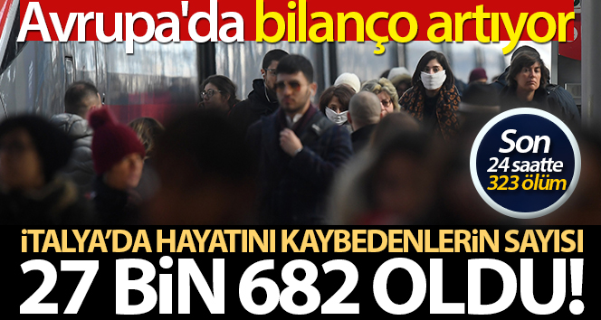 İtalya’da son 24 saatte Covid-19’dan 323 ölüm
