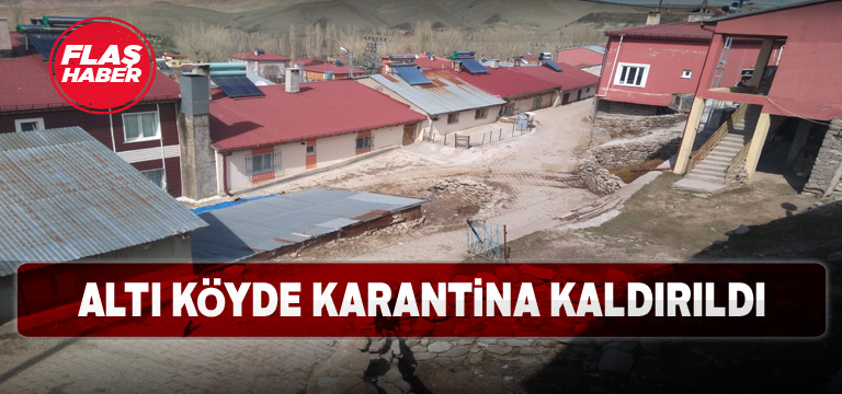 Sivas’ta 6 köyün karantinası sona erdi