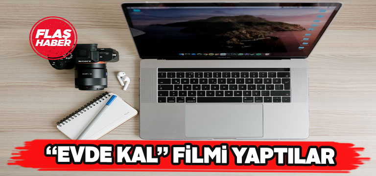 Evde kalmayı konu alan kısa film yapıldı