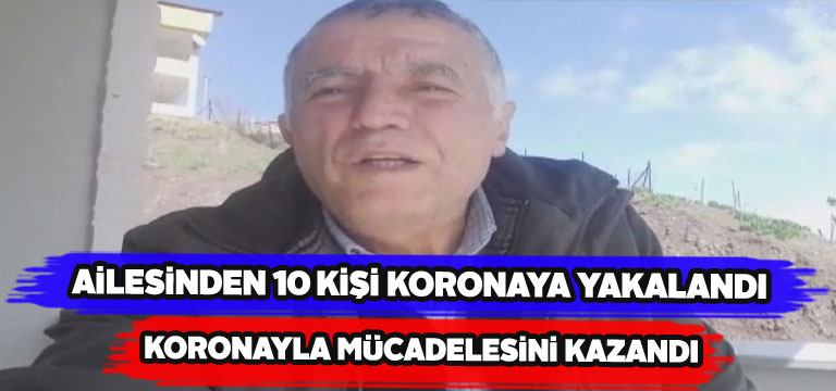 60 yaşındaki Sivaslı vatandaş koronaya karşı galip geldi