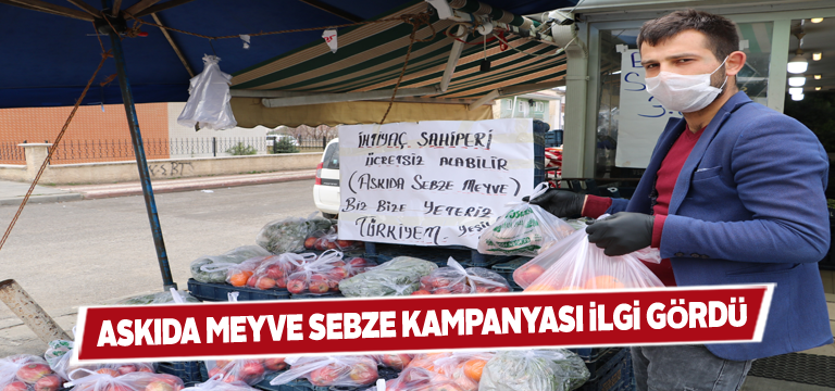 Sivaslı manavdan örnek olacak kampanya