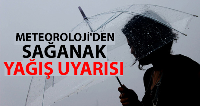 Meteoroloji’den sağanak yağış uyarısı!