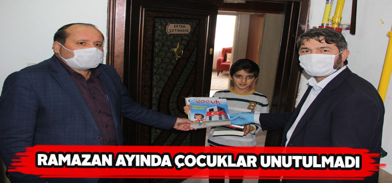 Zaralı çocuklara Ramazan hediyesi dağıtıldı