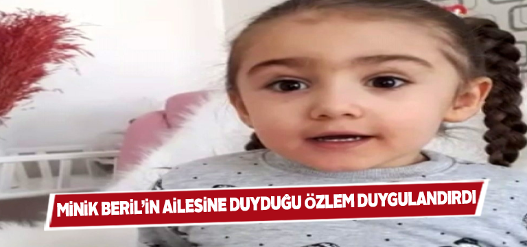 Ebeveynleri sağlık çalışanı olan ufaklık herkesi duygulandırdı
