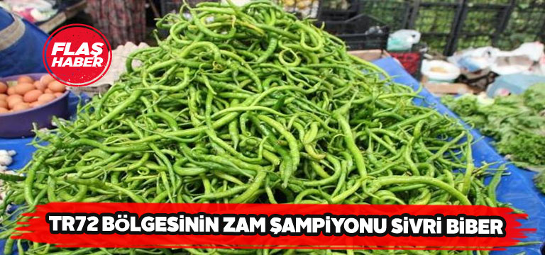 Sivri biber Mart ayında rekor kırdı