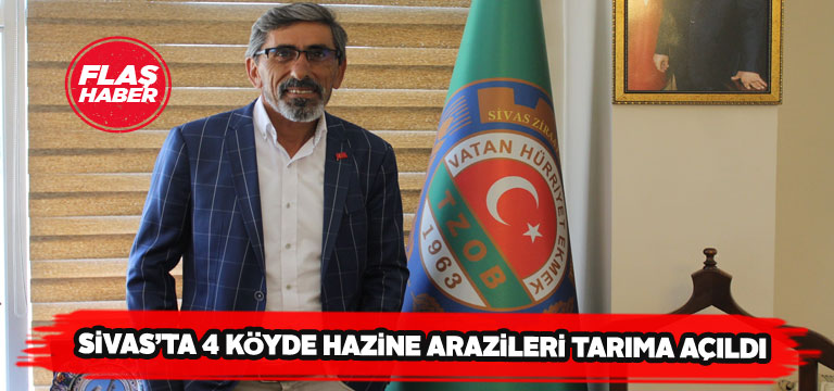 Sivas’ta 4 köydeki hazine arazilerinde tarım başlıyor