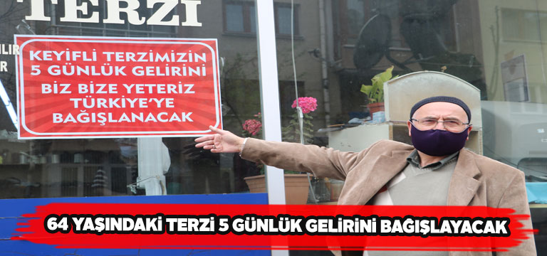 Sivaslı terziden takdir toplayan kampanya