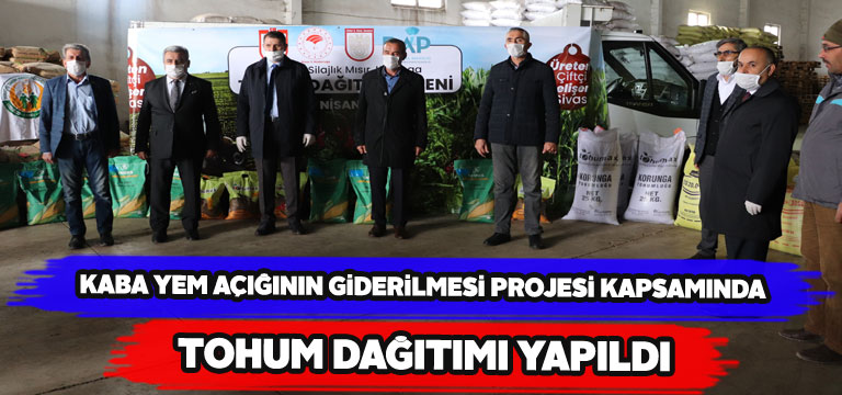 Sivaslı çiftçilere tohum dağıtımı yapıldı