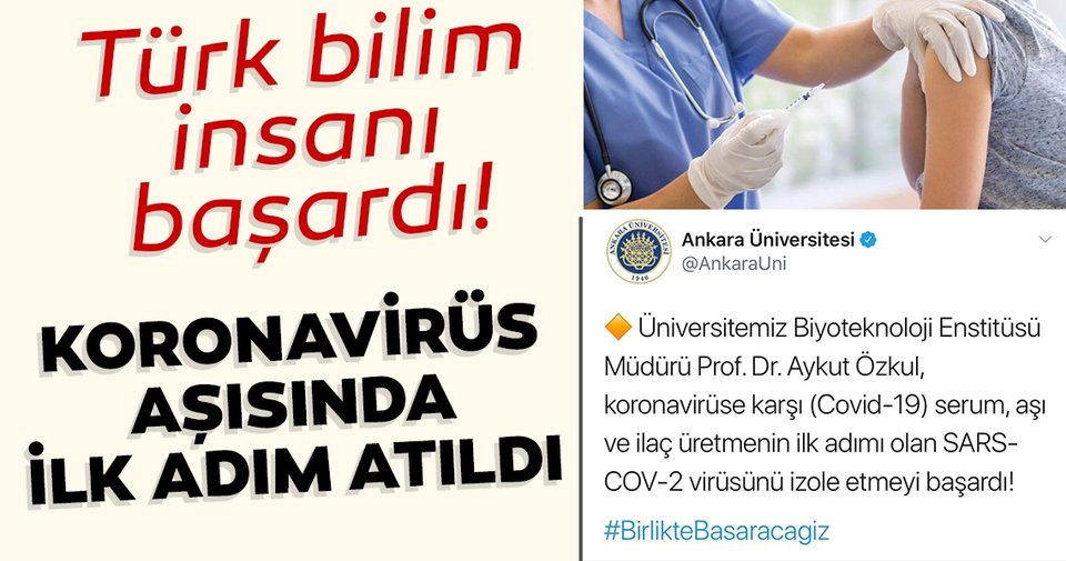 Türk bilim insanı Prof. Dr. Aykut Özkul, virüsün izolasyonunda ilk adımı tamamladı