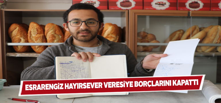Sivaslı bir hayırsever veresiye borçlarına el attı