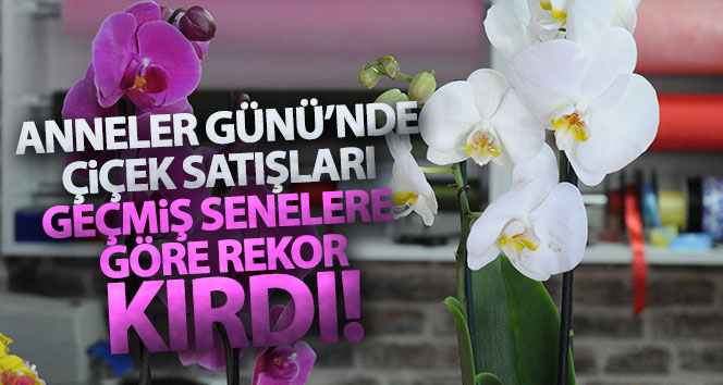 Anneler Günü’nde çiçek satışları geçmiş senelere göre rekor kırdı