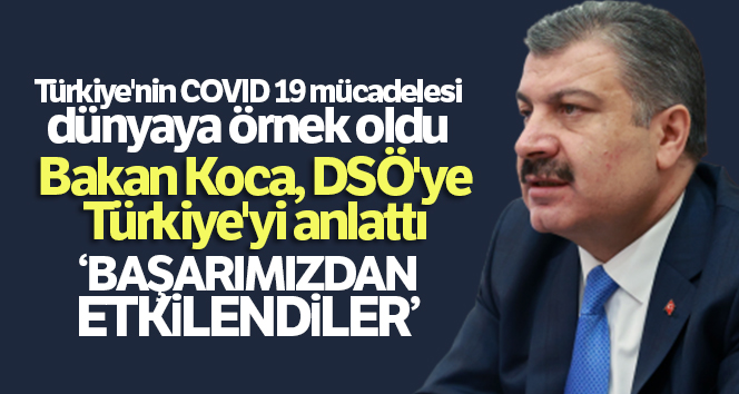 Bakan Koca: ‘ABD bizden tedavi protokollerini istedi’