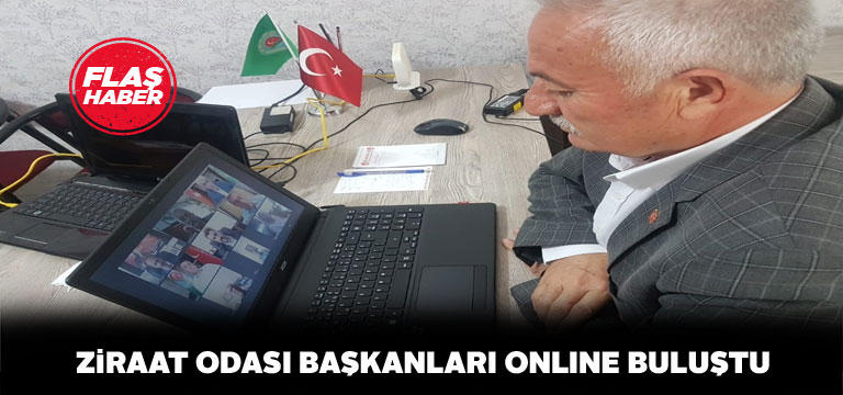 Çiftçilerin dertlerini video konferansta görüştüler