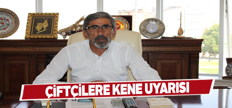 Hacı Çetindağ’dan çiftçilere önemli uyarı