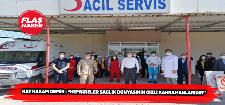 Kangal Kaymakamı’ndan hemşirelere sürpriz ziyaret