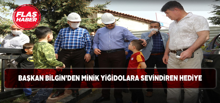 Başkan Hilmi Bilgin miniklere verdiği sözü tuttu
