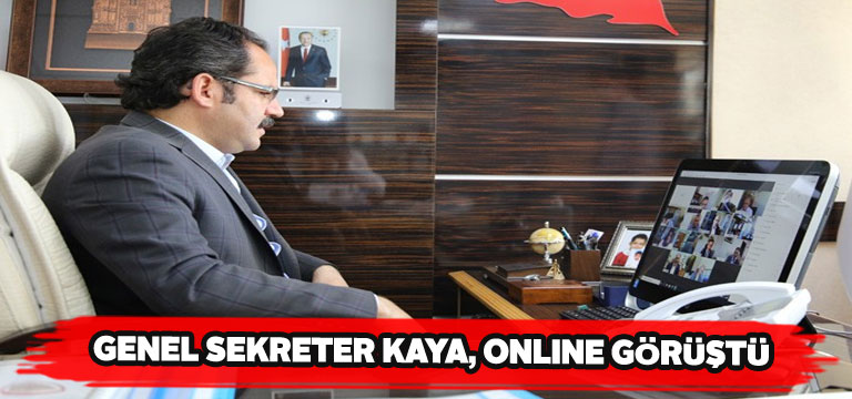 Sivas İl Özel İdaresi’nde video konferanslı toplantı
