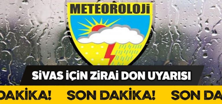Meteoroloji Sivaslı çiftçileri dona karşı uyardı