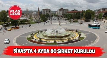 Yılın ilk 4 ayında Sivas’ta 80 şirket ticarete atıldı