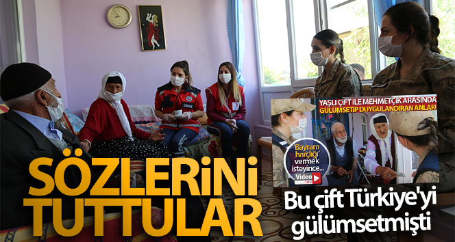 Türkiye’yi gülümseten çifte verdikleri sözü tutup kahve içmeye gittiler