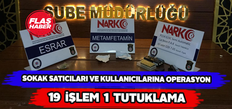 Uyuşturucu satıcıları polisten kaçamadı