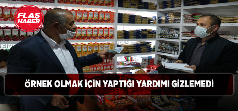 Sivaslı iş adamı 30 bin liralık veresiye borcunu kapattı