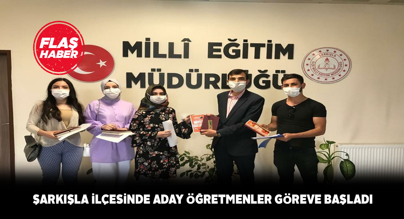 Şarkışla’da 25 aday öğretmen görev başı yaptı