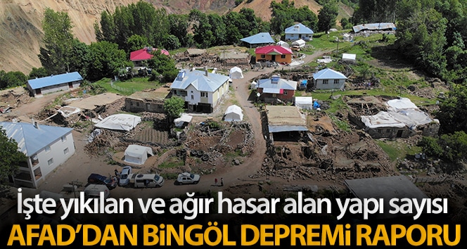 AFAD: ‘Bingöl depreminde 22 bina yıkıldı, 214 bina ağır hasar gördü’