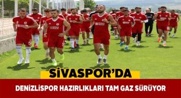 Sivasspor sondan bir önceki antrenmanını gerçekleştirdi