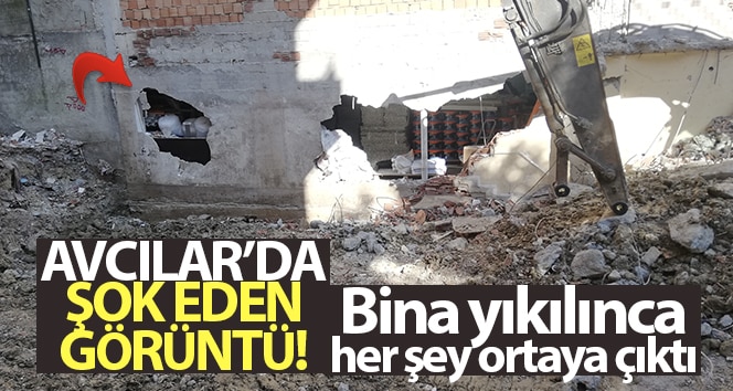 Avcılar’da şok eden görüntü
