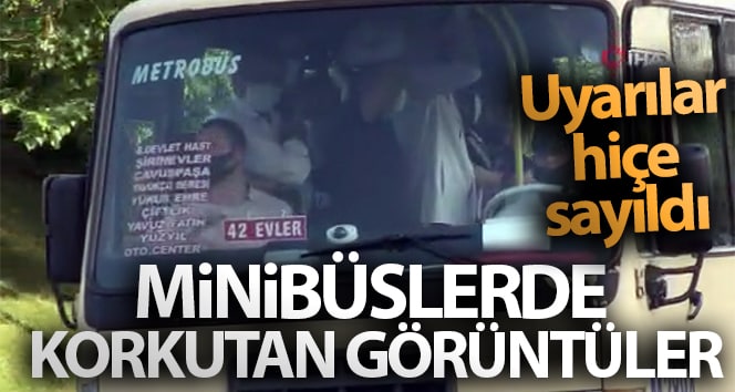 Bahçelievler’deki minibüslerde korkunç görüntüler