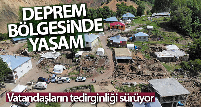Bingöl deprem bölgesinde yaşam
