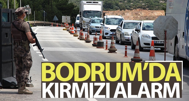 Bodrum’da kırmızı alarm