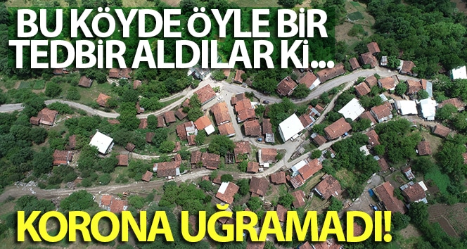 Bu köyde öyle bir tedbir aldılar ki, koronavirüs hiç uğramadı…