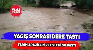 Yağış Şarkışla’nın Yapracık köyüne büyük hasar verdi