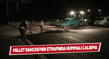 Sivas Millet Bahçesi çevresindeki çalışmalar hızlandırıldı