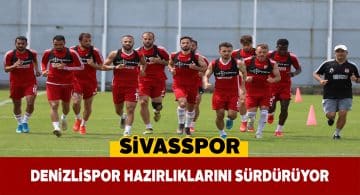 Sivasspor 2 eksikle çalışmalarını sürdürdü